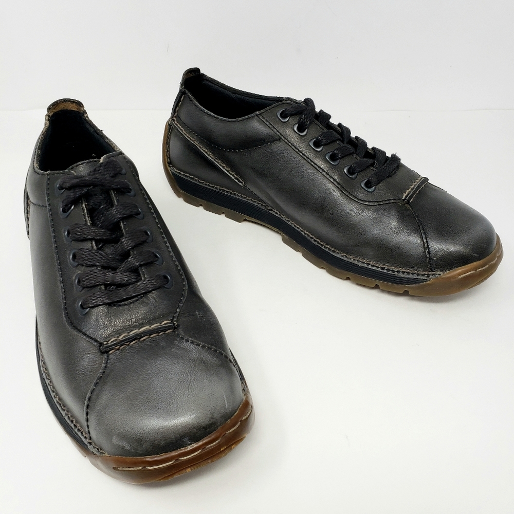 Dr. Martens Charcoal Gray Black Oxford Shoes 7